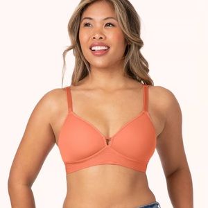 Lively Spacer Bra Terracotta Size 34DDD